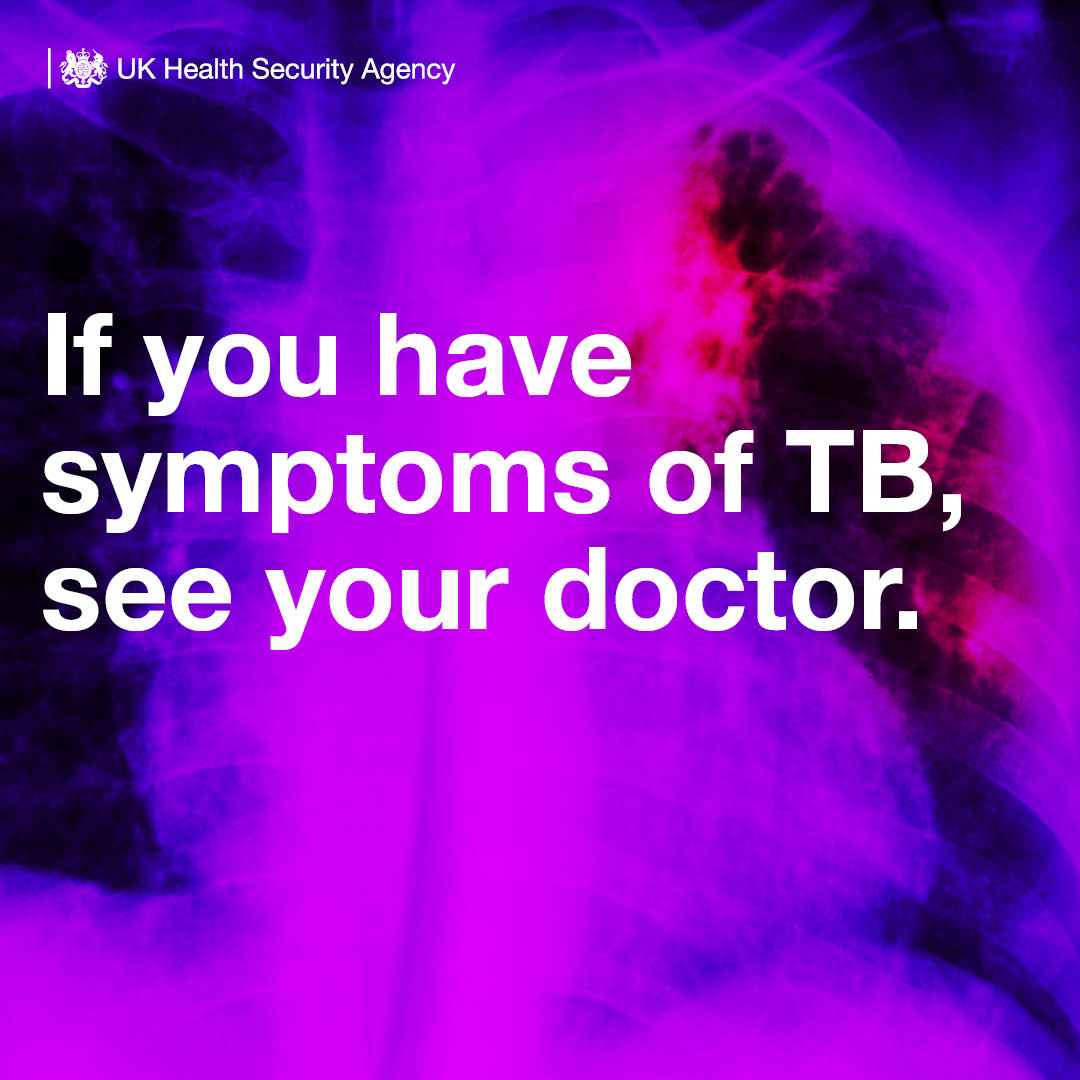 Tuberculosis (TB) is a bacterial infection that mainly affects the lungs, but can also affect lymph nodes (glands), bones and the brain causing meningitis.

TB can be cured if diagnosed and treated early.

Learn more at nhs.uk/conditions/tub…