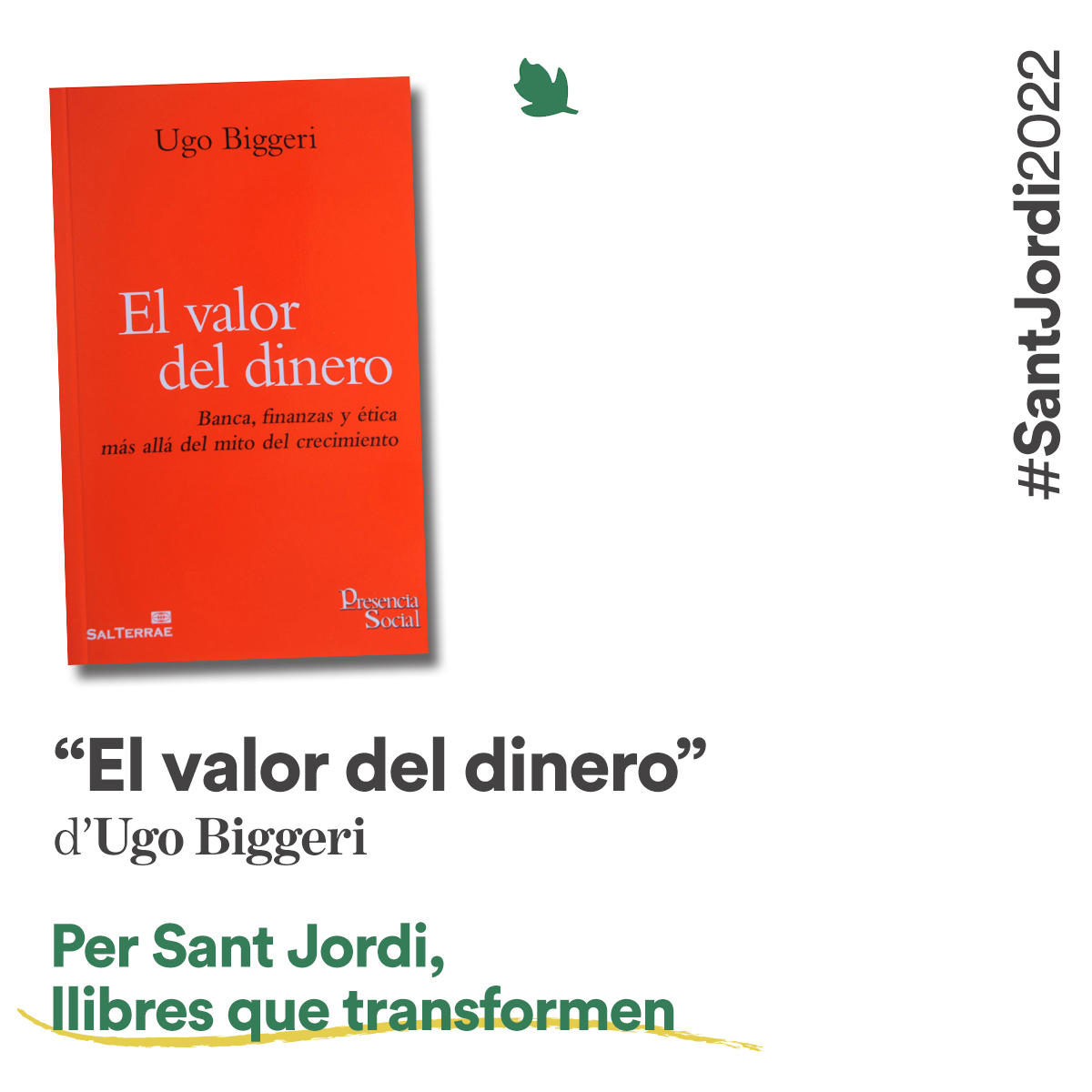 arc_coop's tweet photo. 📕 "El valor del dinero. Banca, finanzas y ética más allá del mito del crecimiento" d'@ubiggeri publicat per @LoyolaGC

✍️ Una eina per repensar l'economia des d'una òptica més humana mostrant la importància de les nostres petites decisions.

#LlibresQueTransformen
#SantJordi2022 https://t.co/y2nsnHsT7H