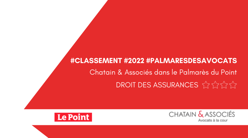 ChatainAssocies's tweet photo. #distinction – @ChatainAssocies classé parmi les meilleurs cabinets d’avocats en France dans le classement Le Point en droit des assurances. Bravo à toute notre équipe 👏
 
Pour voir tout le dossier 2022 👉 https://t.co/tbTYf9Vmgg https://t.co/V0ioCwF1oW