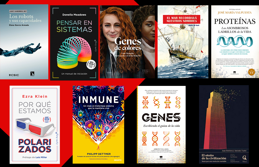 Lecturas de ciencia para el #DiadelLibro2022 Recomendaciones de divulgación que nos descubren desde los secretos de los robots, hasta la historia de la primera campaña de vacunación, pasando por las claves de la polarización política▶️bit.ly/3EARWyF