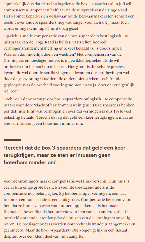 Lukkezen's tweet photo. Beste @StasFB, laat u de box3-spaarders achter de toeslagenouders aansluiten in de rij voor compensatie? Is wel zo eerlijk.

Mijn column in het @FD_Nieuws van dit weekend (+screenshots voor wie nog geen abo heeft).
https://t.co/Rl7AOaSXKF https://t.co/Hdn2A1ga1P