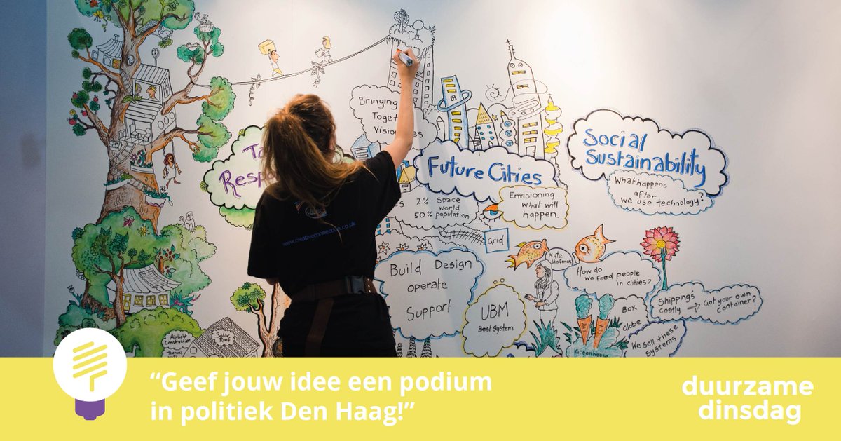 📢 De <a href="/DuurzameDinsdag/">Duurzame Dinsdag</a> koffer is geopend! 
Wil jij jouw idee of initiatief een podium geven in Den Haag? 💡 Stop jouw idee voor #duurzamedinsdag in de koffer: bit.ly/3L6KOMR. Ideeën indienen kan tot 6 juni. 
#IdealenKompasdeelt