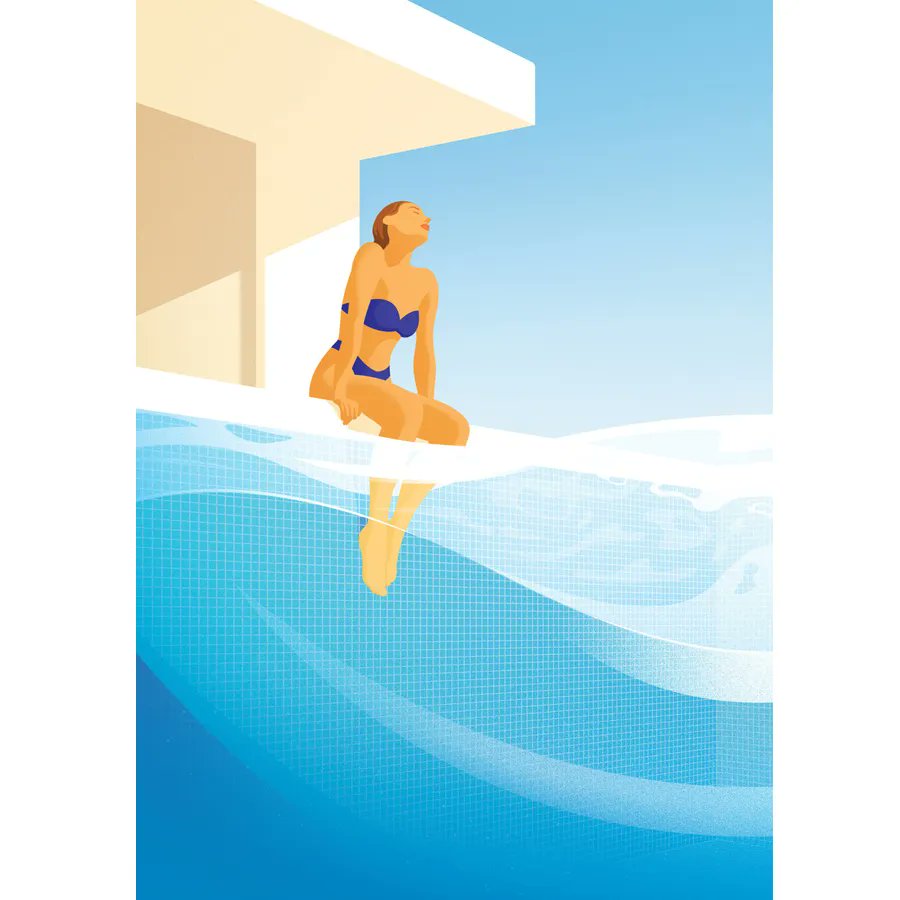 Feeling warm summer vibes in this new artwork by Tom Peake ☀️

<a href="/_tompeake/">Tom Peake</a>
