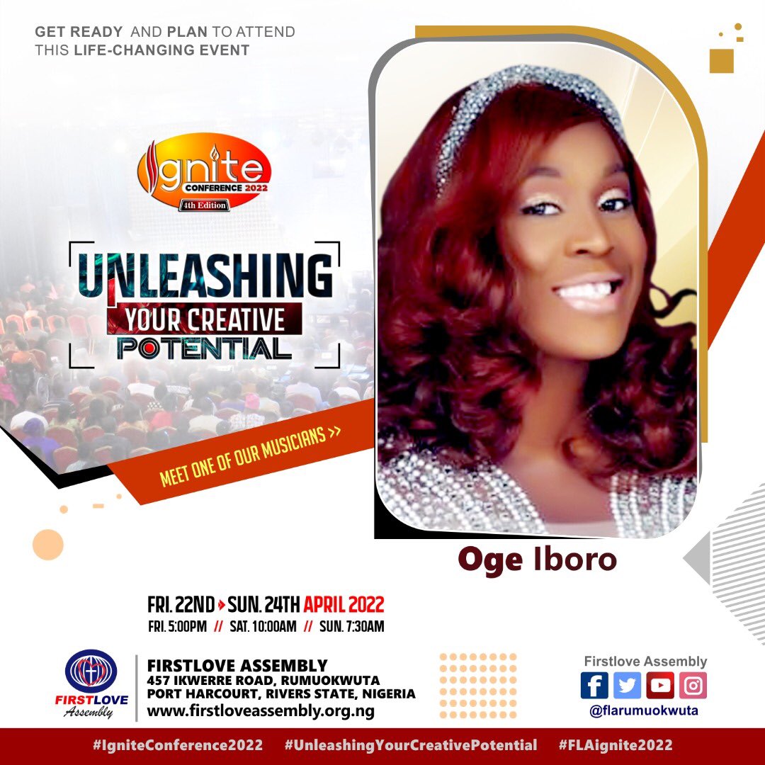 nairadiary's tweet image. Ignite Conference 2022 is a Revival, Career, Relationship, Leadership, Entrepreneurship, and creative event in Port Harcourt powered by @flarumuokwuta

#FLAIgniteConference2022
#FIRSTLOVEAssembly