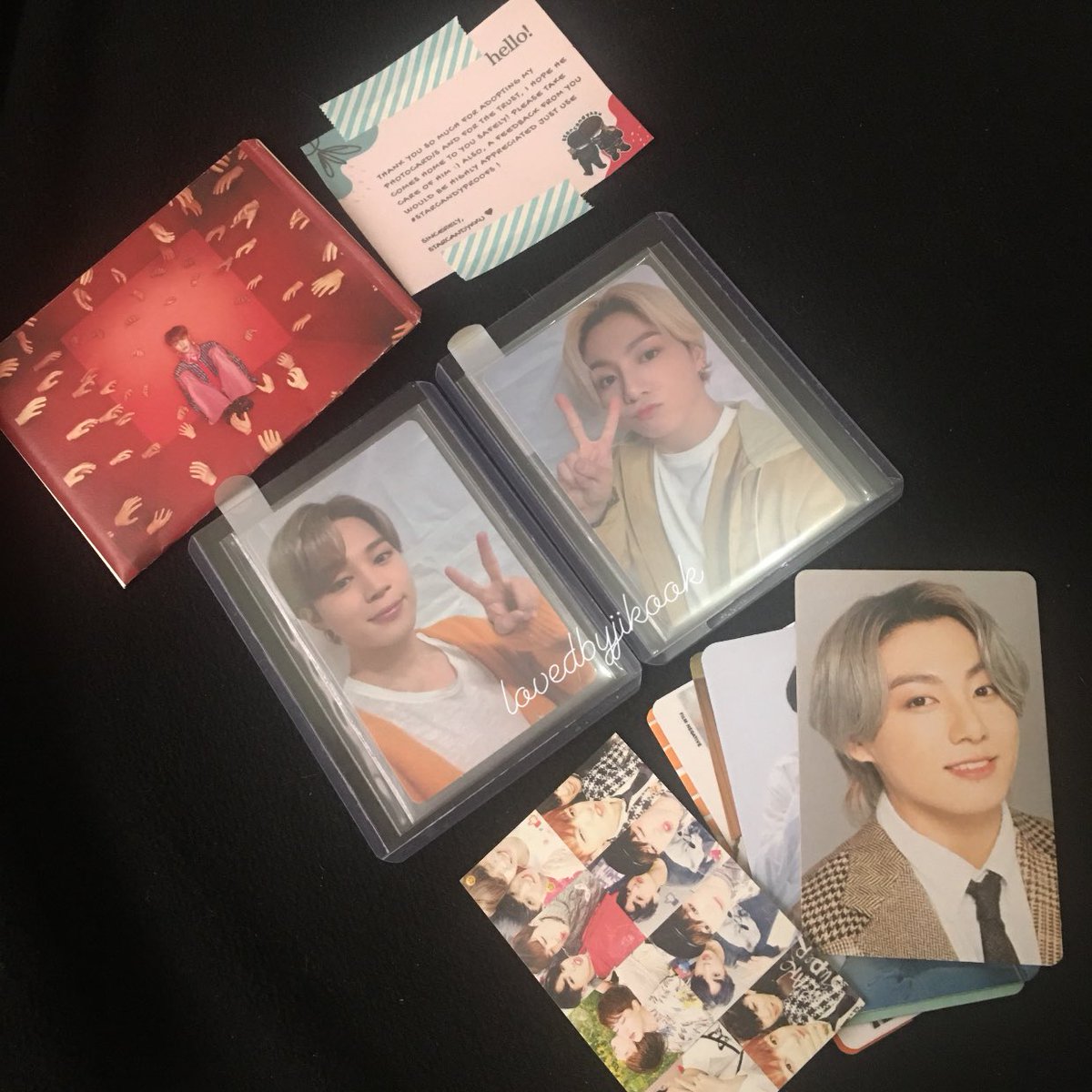 lovedbyjikook's tweet photo. Old budol😊 Thank you so much @starcandykku for letting me adopt blond Jikoo, for packing them really safely and for being super kind and accommodating. Jikook BE Essential POB for the nth time and hopefully for keeps na this time 🥺 #starcandyproofs https://t.co/lOwo2tWH60