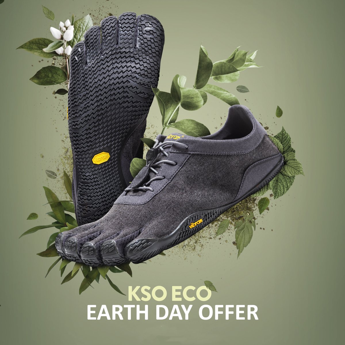 Vibram5FingerUK's tweet photo. Happy Earth Day 🌏
This Earth Day automatically receive 22% off on KSO ECO on our website
Offer ends 24/04 at 23:00
#VibramFiveFingers
#Barefoot #Minimalism
#EarthDay https://t.co/YXrGEAgDts