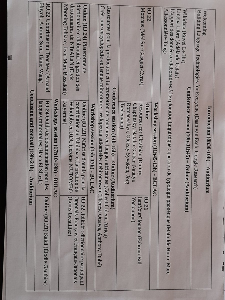 Wikimedia_Fr's tweet image. Zoom sur le programme 😄 de #Contribuling