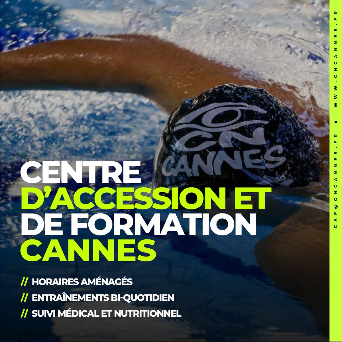 cncannes's tweet photo. Le #CNCANNES ouvre son Centre d’Accession et de Formation pour les sportifs souhaitant allier sport et études. Infos : https://t.co/HOX6Mm3Cxx
📩 caf@cncannes.fr
#FFNatation #NatationCourse #Cannes #teamFFN #LiguePACA #CNCANNES @davidlisnard @villecannes @CannesSports https://t.co/K19kYqkgBG