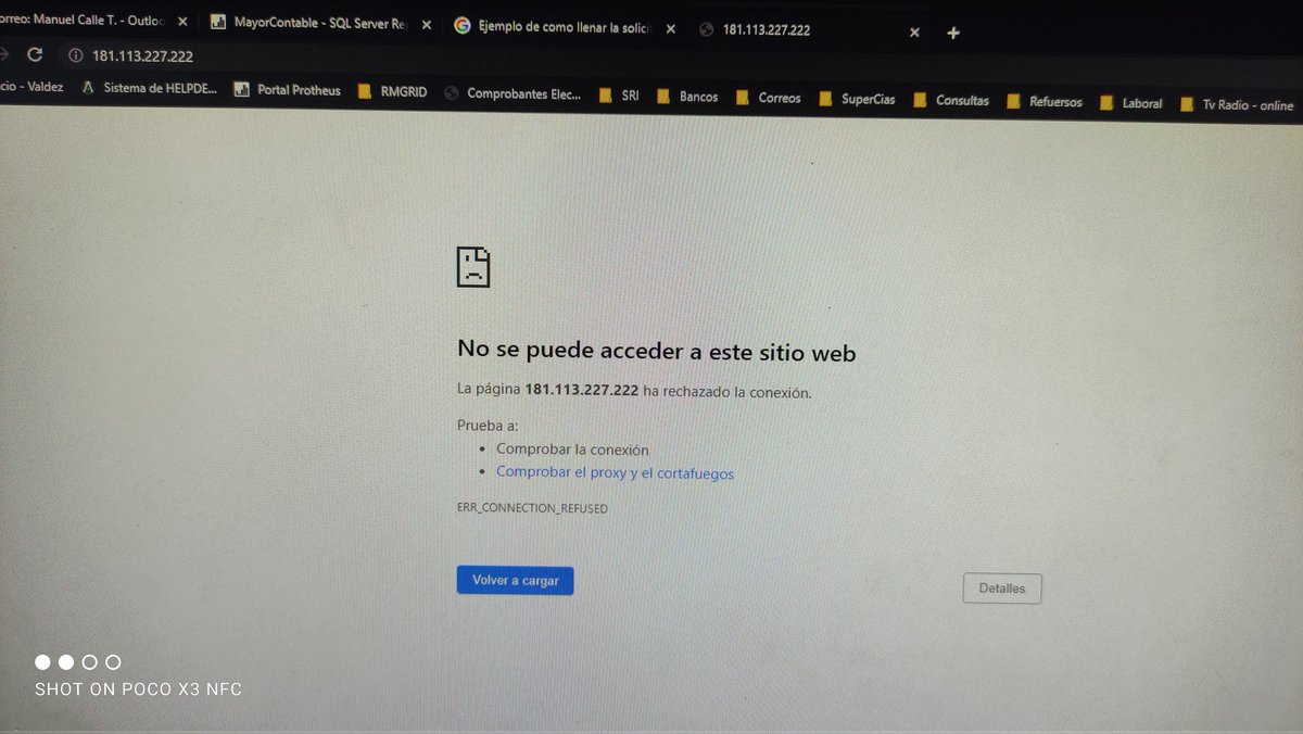 mcallet91's tweet photo. @SRIoficialEc estimados buenos dias, que sucede con la pagina en las noches y en las horas de las mañanas, uno necesita trabajar a esas horas.. https://t.co/AMQWQhgJHU