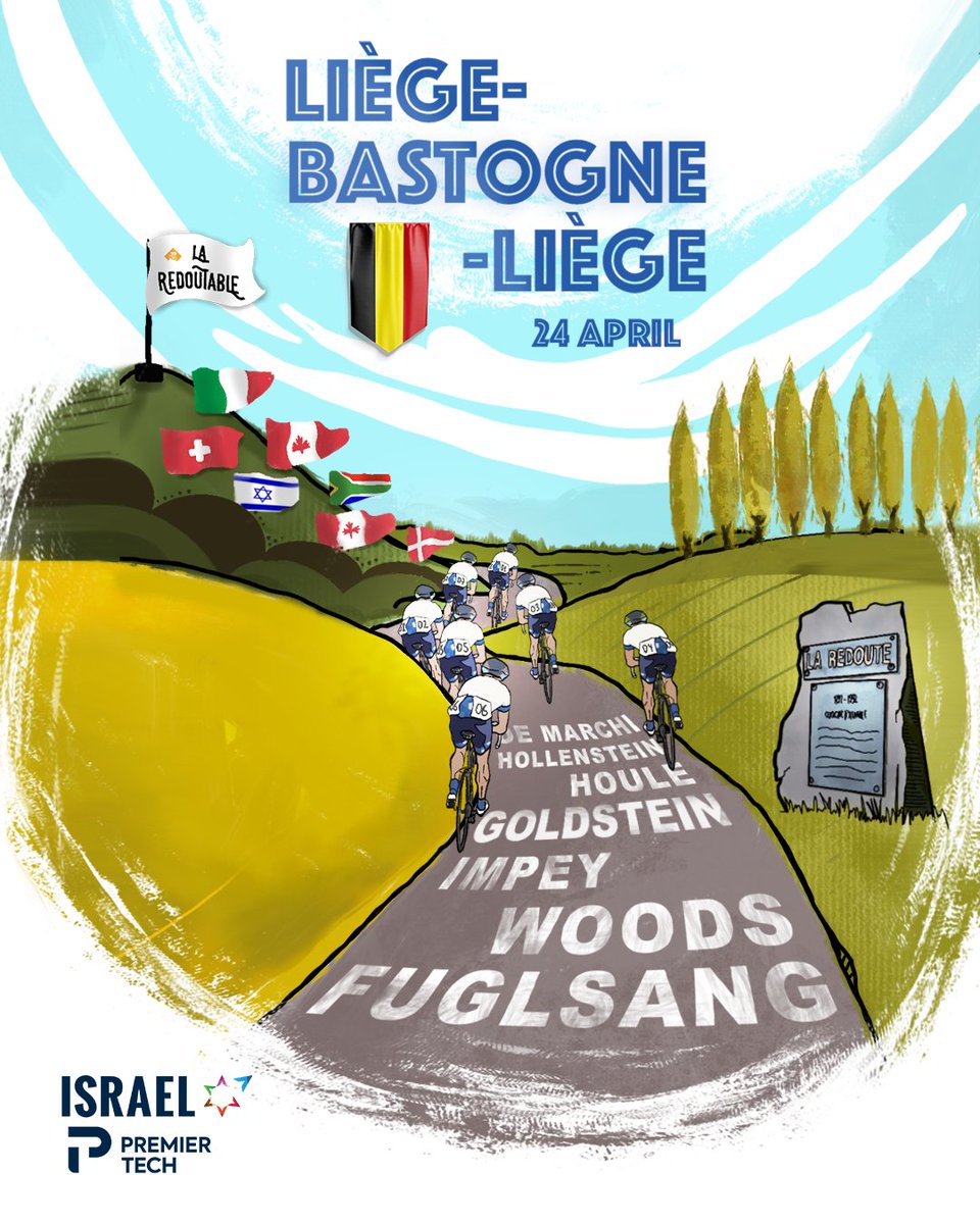 NSNCyclingTeam's tweet photo. Let’s go to La Redoute!

The fourth Monument of the season is around the corner and we have 2019 winner @jakob_fuglsang and 2018 runner up @rusty_woods leading the team at @LiegeBastogneL 

Catch up on what IPT’s co-leaders had to say 👉 https://t.co/hczrCTZnzt 

#LBL https://t.co/vlXWm4HXBh