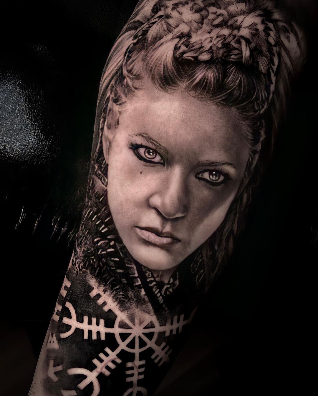 Killer Ink Tattoo on X: Amazing portrait of #Lagertha from #Vikings by Noa  Yanni using #killerinktattoo supplies! #killerink #tattoo #tattoos #bodyart  #ink #tattooartist #tattooink #tattooart #blackandgrey #blackandgreytattoo  #historyvikings ...