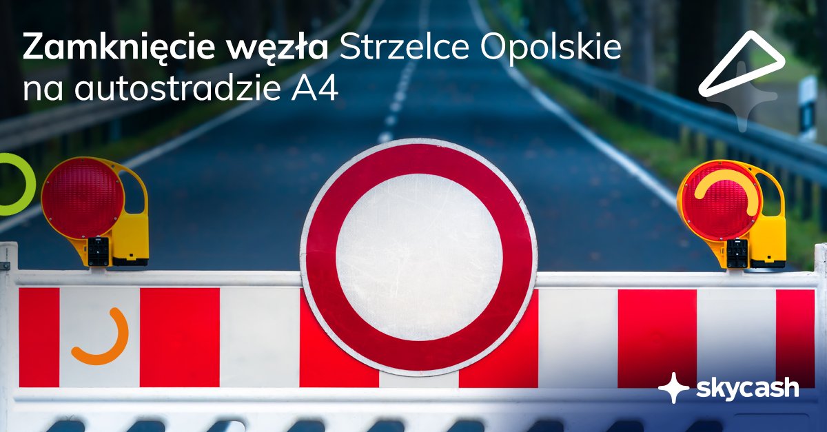 Drodzy Kierowcy! 

Informujemy, że węzeł komunikacyjny na autostradzie #A4, Strzelce Opolskie, aktualnie jest nieczynny. Więcej informacji ➡️ bit.ly/3xLP6VZ

#skycash  #news #autostradaA4