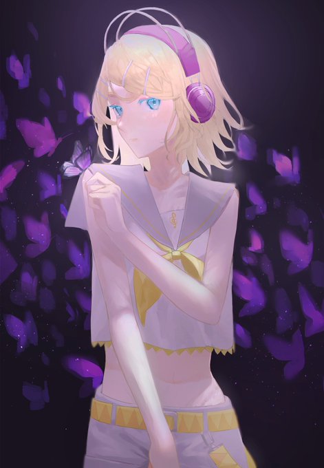 右肩の蝶
#鏡音リン 