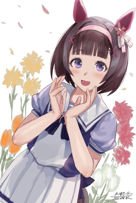 ニシノフラワーの育成を終えた絵
人のために頑張れる思いやりに満ちたメチャクチャ良い子だった… 