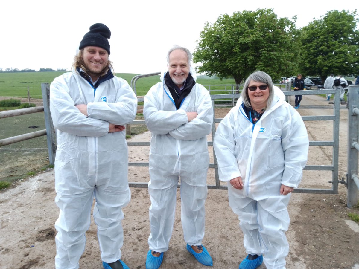 John Dawson has sent a  picture!! And he has Philippa and Steve with him. tag your best caption to #whereisJohnDawson - <a href="/NACFTUK/">NACFT</a>  #FarmersUK <a href="/daw97649178/">John Dawson</a>