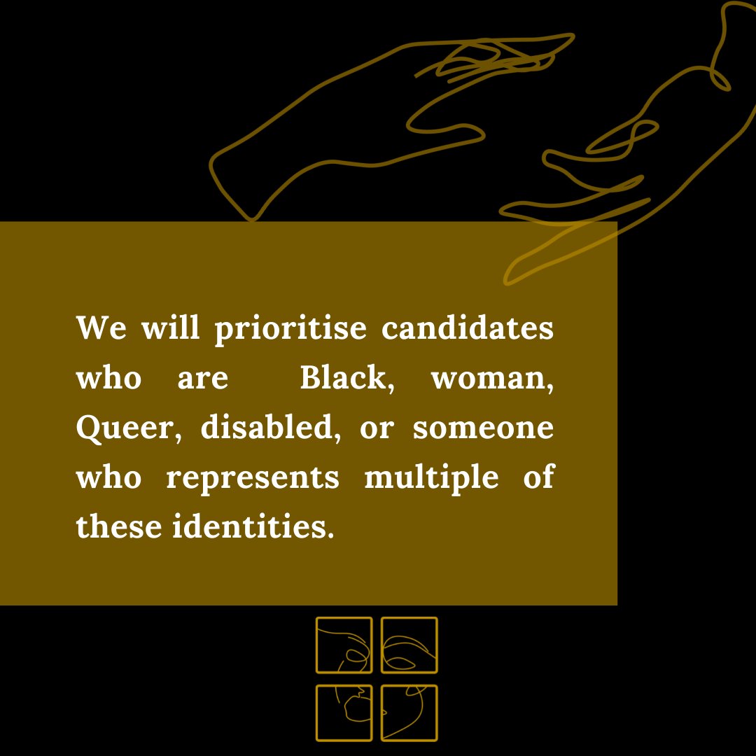 acallforequity's tweet photo. This position will work collaboratively and as a leader across projects. This opportunity is primarily remote with some in-person engagements. We will prioritise Black, women, Queer,  and disabled folks. https://t.co/UsTYpnCYss