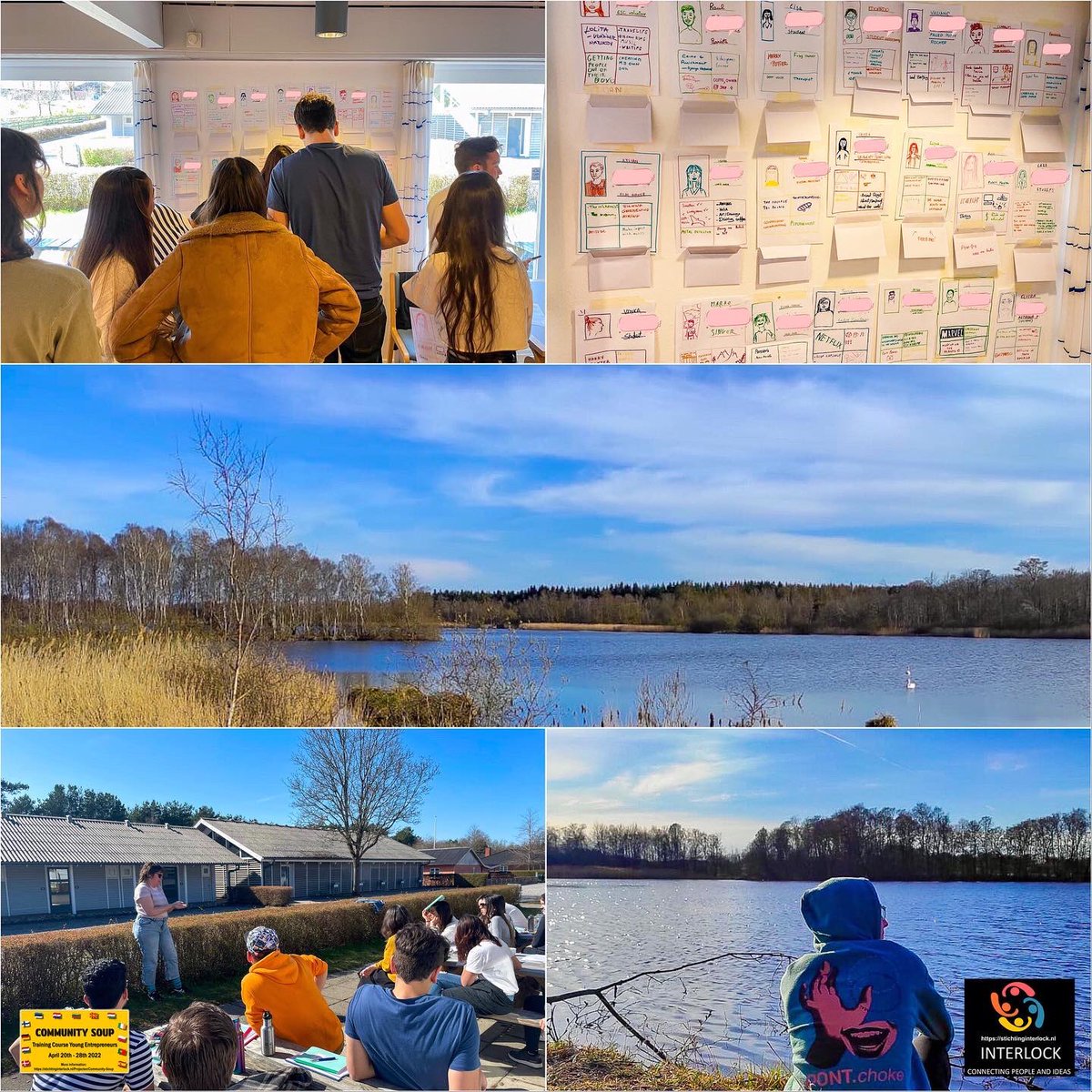 InterlockFound1's tweet photo. Our 🇳🇱 @InterlockFound1 project participants enjoyed yesterday’s #kickoff of #erasmusplusproject #COMMUNITYSOUP April 20th-28th in 🇩🇰#Denmark with #AarhusSoup!🥳 More on https://t.co/Y2BnzHXTk7. Follow us for more updates! #trainingcourse #youngentrepeneurs  @Erasmus_Project https://t.co/NoGoDacGf2