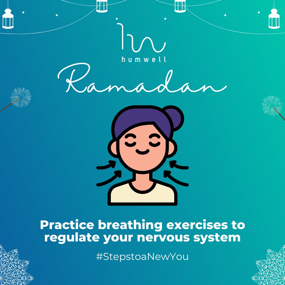 hum_well's tweet photo. By breathing slowly and more deeply from your stomach, you signal your body to calm down. Consider making yourself habitual of proper breathing for your overall well-being during Ramadan.
#Ramadan2022 #StepstoaNewYou #HumWell #SehatSubKayLiay #Healthcare #Telemedicine https://t.co/6dpFM5rJHy