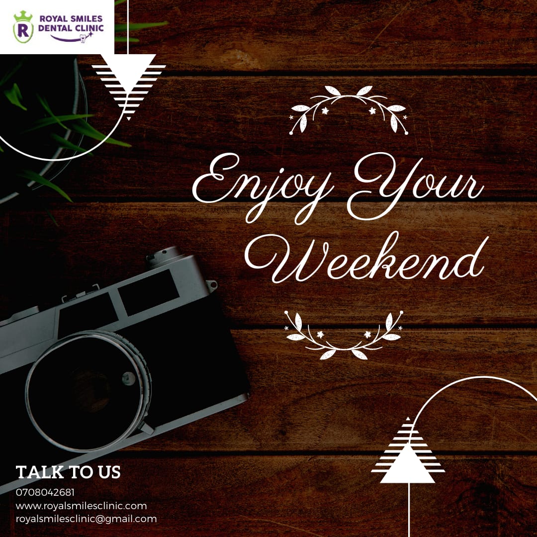 Is that the weekend calling😄......?

We wish you an awesome one,do enjoy🥳.

Also,we are open this and every Saturday from 8am to 4pm,book your appointment.

Talk to us :
0708042681
#premiumdentalcare 
#weekendvibes
#WeekendMood