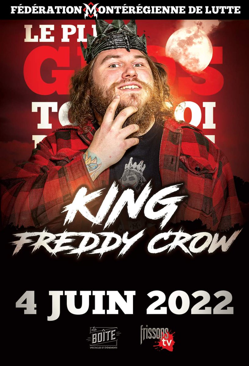 FmLutte's tweet image. @FredPCrow Has entered the Hardcore tournament on June 4th. 32 Wrestlers - 3 Rounds - 2 shows 

@FredPCrow sera dans le tournoi Hardcore le 4 Juin.
32 lutteurs - 3 rondes - 2 shows

eventbrite.ca/e/billets-fmlu…

eventbrite.ca/e/billets-fmlu…

#wrestling #fmlutte