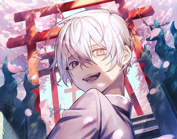 『

   あかいさくらに
      してあげる    
              
                』
#創作 