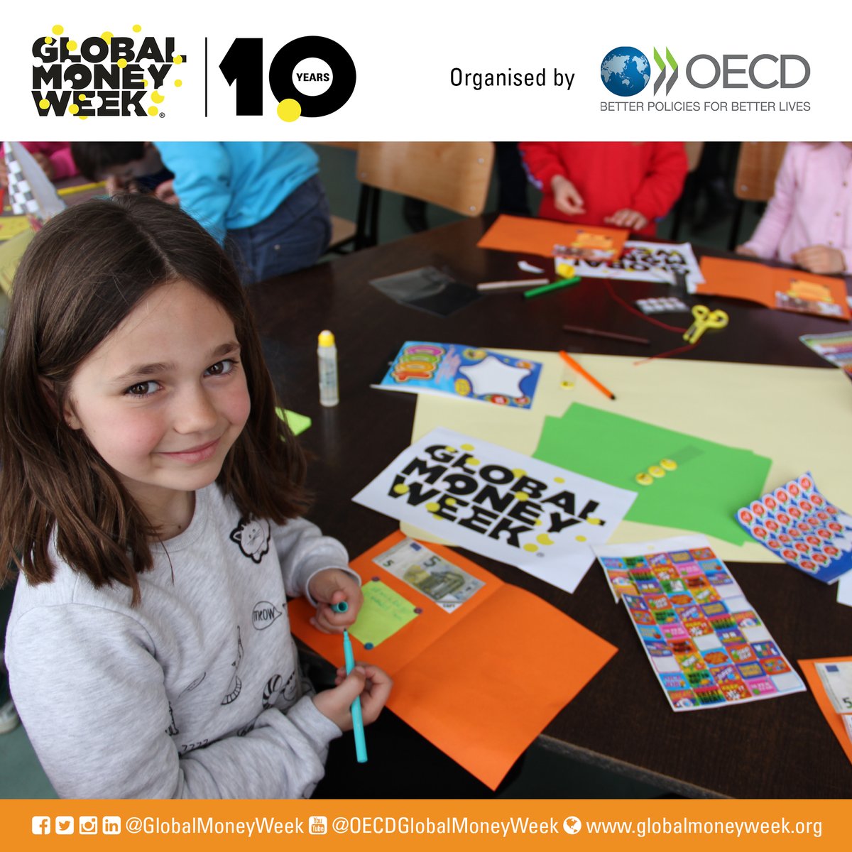 GlobalMoneyWeek's tweet photo. During #GlobalMoneyWeek2022 #children #youth got involved in 100+ activities planned around the topics of #GMWBuildYourFuture #GMWBeSmartAboutMoney in 100+ countries 🌍🌎🌏 Check out what took place in #GMW2022 through videos on GMW YouTube channel: https://t.co/VGnJCjp22S https://t.co/Nbtg4bfSw1