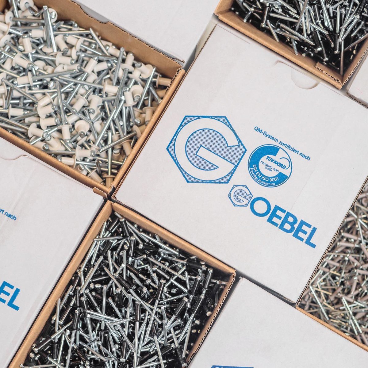 GmbhGoebel's tweet photo. GOEBEL has colored blind rivets in stock too, our Rainbow line.
We can color match our rivets to the components color. Almost all rivets we have can be color coated accordingly to the RAL standard.
#GoGoebel #colorrivet #rainbow #RALcolor https://t.co/4BW9Xr7YIU