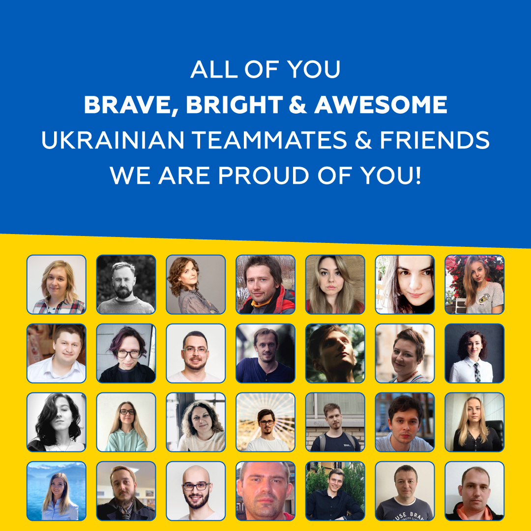 This Sunday is Easter in Ukraine, and the great gift of Easter is hope.

Along with our teammates, friends, and all Ukrainians, this year we hope and stand for PEACE! 🕊

#standwithukraine #easter #stopwar #callforpeace