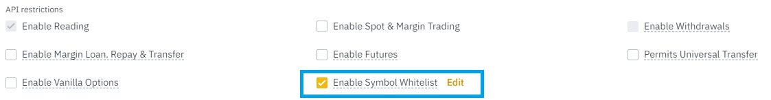Laxya_io's tweet photo. we wanted this option..!!

@binance introduces a great thing in APIs and that is, Traders can select trustworthy Pairs for trading

It is good for strengthening trust between Binance traders and APIs integrated Platform 

Good job #Binance Team and @cz_binance https://t.co/mWZoR3zDl9