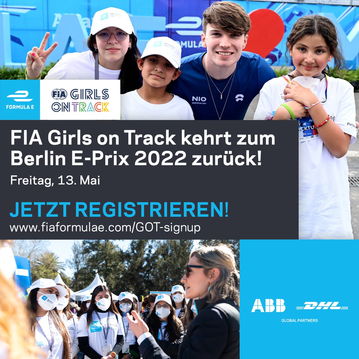 ❗The registrations for the FIA Girls on Track - Berlin are now open ❗

Get the chance to discover the environment of a race weekend through the FIA Girls on Track initiative in Berlin, on Friday 13th of May ! 

Sign up through the link in our bio ✍️

#GirlsOnTrackFE