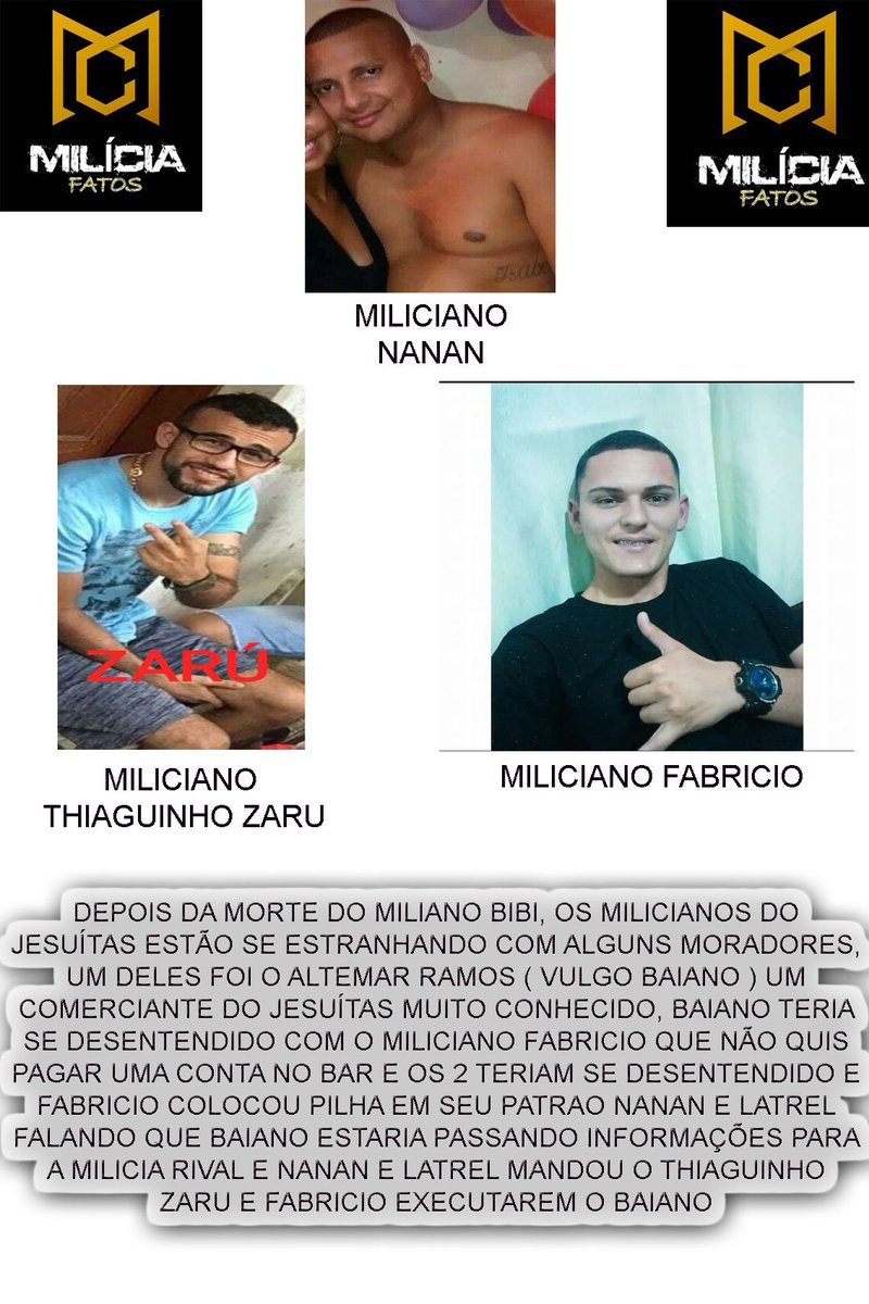 ATÉ AGORA A POLICIA NÃO FEZ NADA.