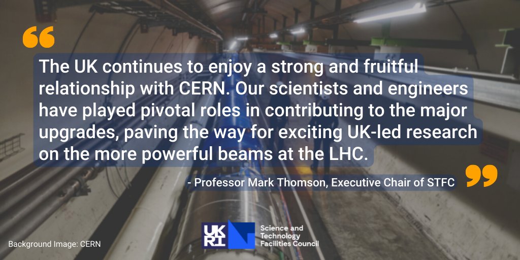 As part of the international effort to enable the LHC to reach record-breaking energy levels for its third physics run UK teams have led a series of vital work packages.

Read more about the UK’s contributions to the upgrade: ukri.org/news/worlds-mo…