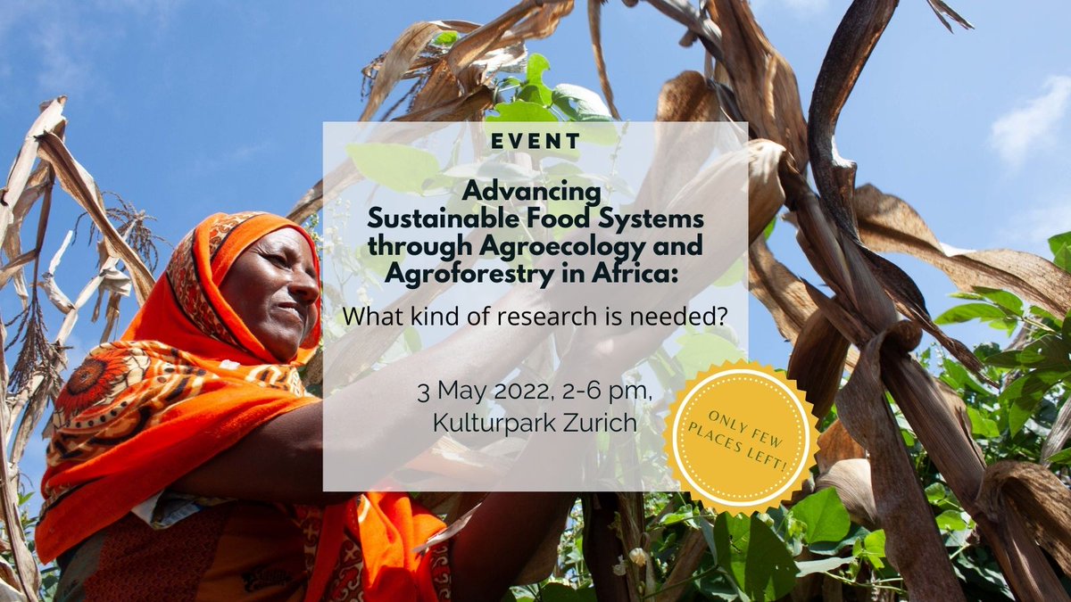 biovision_org's tweet photo. What kind of #research do we need to foster #sustainable #foodsystems in #Africa? Get answers to this question at our #event with high-level panelists from #science, #politics and #agriculture. Register here: https://t.co/vI6Jm3i1lt
@UHZ_ch #ZKSD https://t.co/PkNLiTeYmW