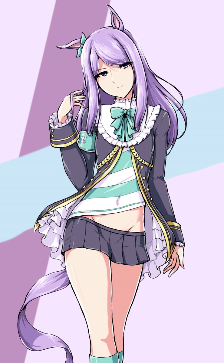 「ウマ娘を描いたり描かなかったりするヤツです
#絵柄が好みっていう人にフォローされ」|DENOのイラスト