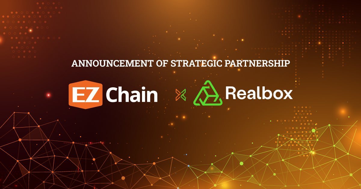 XyrosVelthorne's tweet photo. 📣 EZChain Officially Strategic Partnership With Realbox
🥳 We're thrilled to be collaborating with Realbox, a real estate blockchain platform.
👉 Learn about EZChain at https://t.co/9kufCRMkd0
👉 Learn about Realbox at https://t.co/7lhcgxPjbG
#EZChain #EZC @Realbox_io https://t.co/zyByiJwtJJ