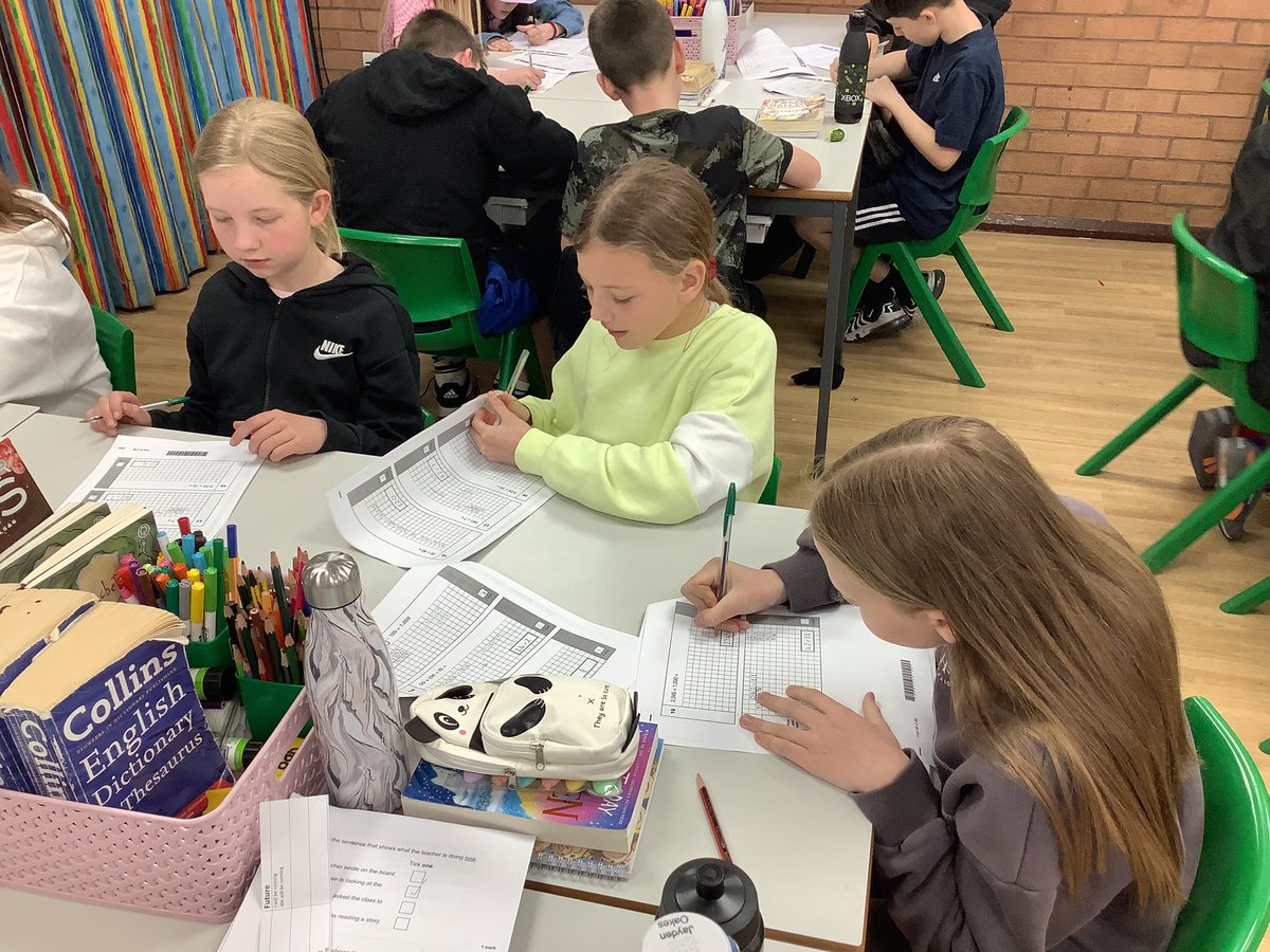class6Aspull's tweet photo. Mini teachers in the making! They’re quite disappointed in me for making so many silly mistakes! 😂🙈 #funrevision #acpsmaths https://t.co/310qML97c0