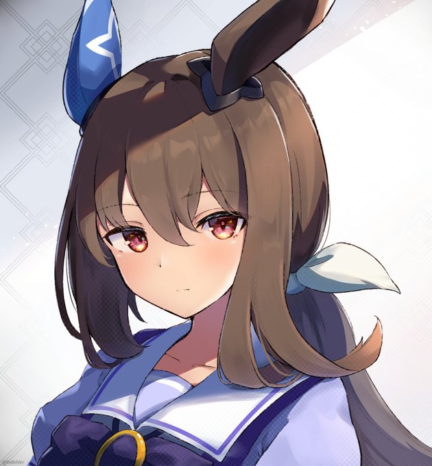 塗りの練習にアヤベさん描いた #ウマ娘 #アドマイヤベガ 