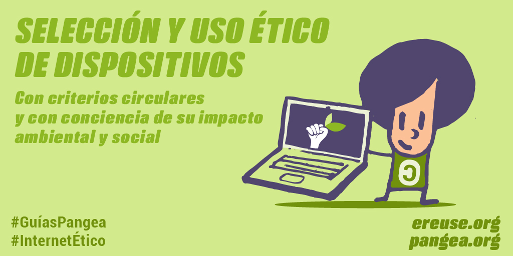 pangea_org's tweet image. 📲#SabiasQue cuando usas tu ordenador tienes entre las manos pedacitos de la corteza terrestre del planeta? 🌱Un 80% de la huella de carbono de cada dispositivo se produce en su fase de fabricación. Alarguemos su uso! Mira #GuiasPangea! ja.cat/guiaspangea