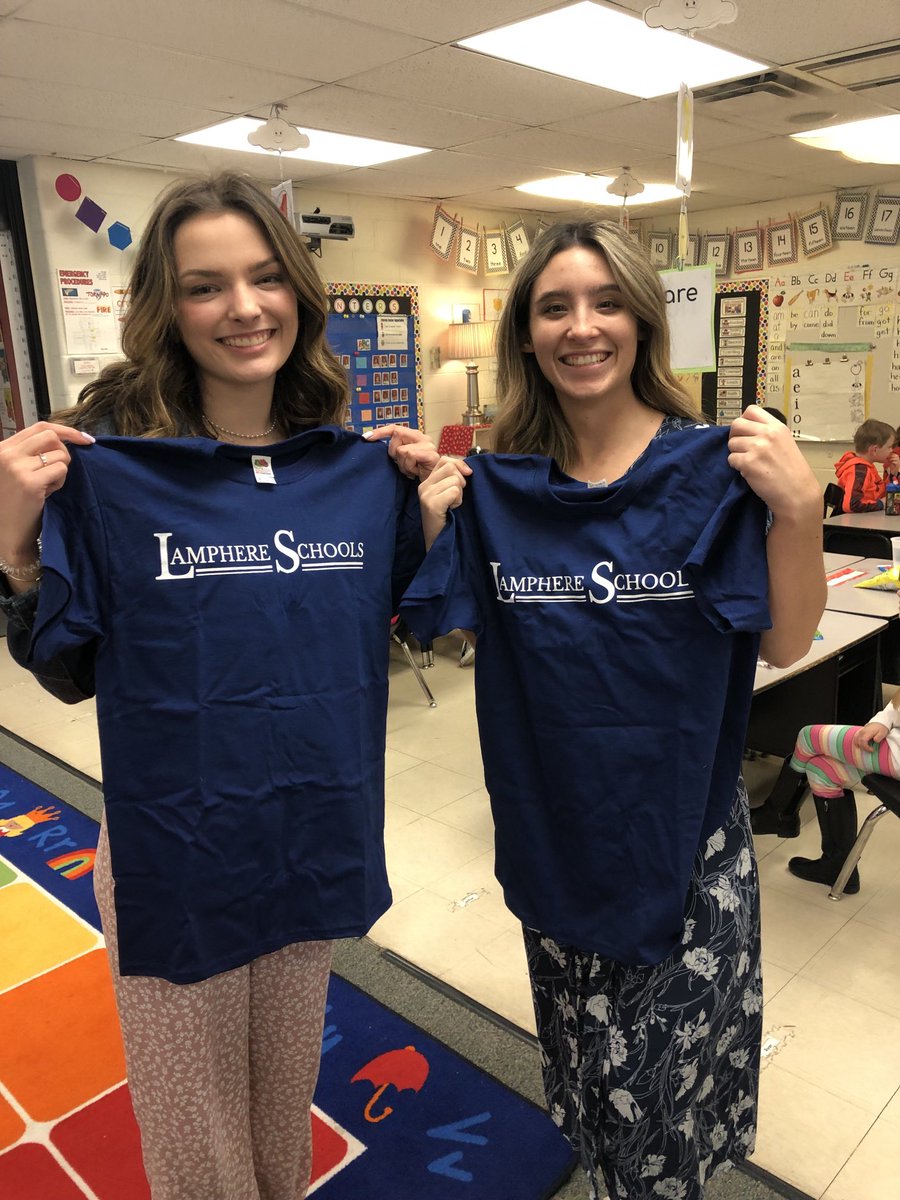 #ottokinders wish Miss Alina and Miss Hannah the best! We loved learning with our OU students! ⁦<a href="/hillerwildcats/">Hiller Elementary | The Lamphere Schools</a>⁩ ⁦<a href="/LamphereSchools/">Lamphere Schools</a>⁩ #wearelamphere