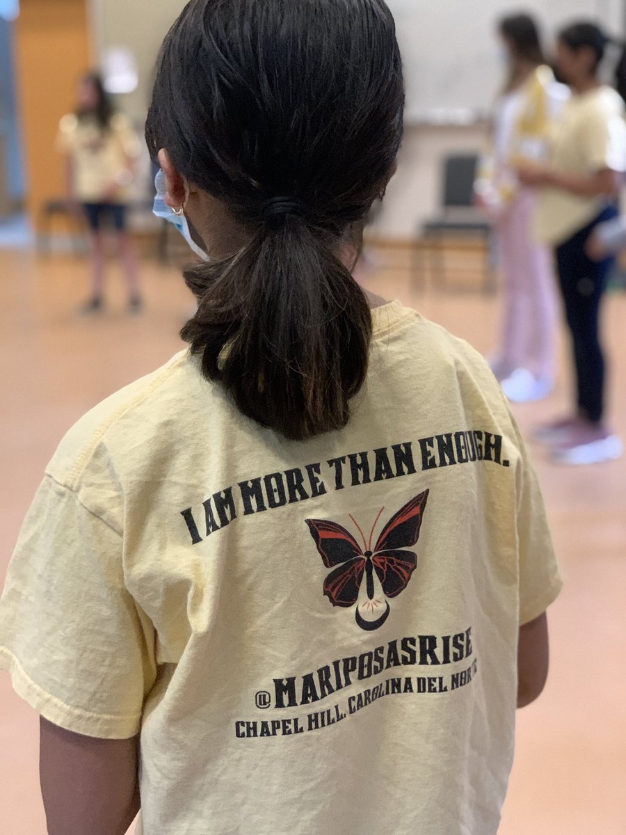 Last night, Mariposas learned and played w/ the dynamic Kathy Hunter-Williams &amp; UNC theater students.  2 hrs learning abt Latinx representation in theater &amp; improv activities. 
<a href="/MariposasRise/">MariposasRise</a> honors the generosity of <a href="/playmakersrep/">PlayMakers Repertory Company</a> &amp; all involved in this amazingness! #unctheater