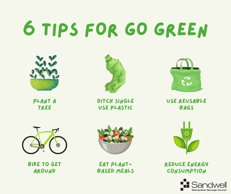 If we all make small changes they add up to a big difference. Switching off lights as you leave a room, drying clothes outside and turning off taps are small ways you can make a big difference. 
#happyEarthDay2022 

Make a pledge to make one change today. sandwell.gov.uk/downloads/file…