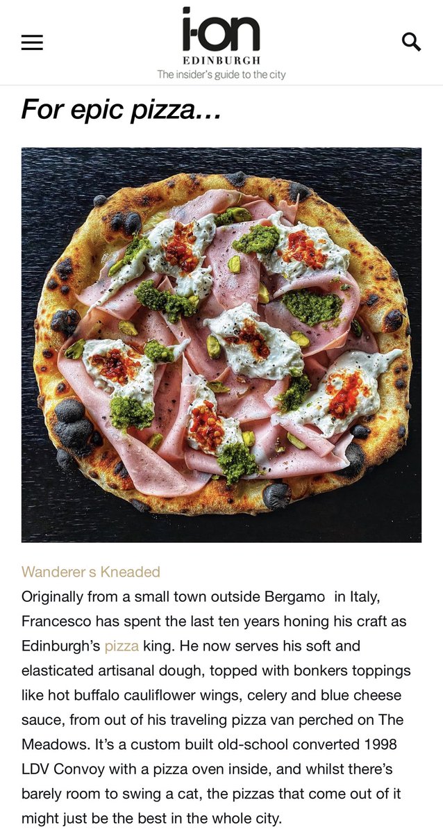 Lovely way to start the weekend💛
<a href="/PlateExpects/">Ailidh Forlan - Plate Expectations</a> 
<a href="/ion_magazine/">i-on Edinburgh</a> 

full article link
ionedinburgh.com/the-best-itali…