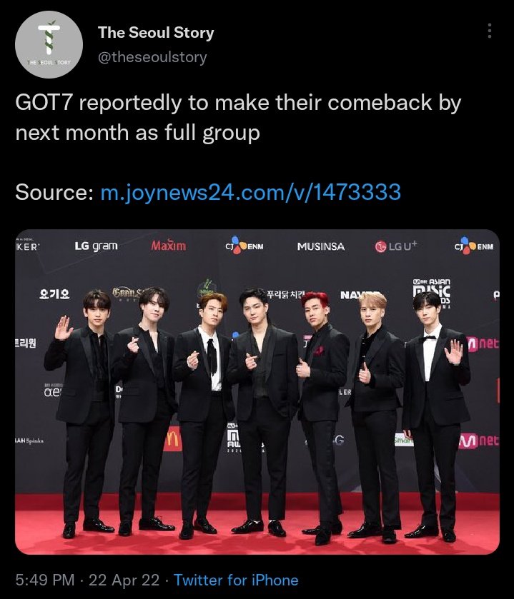 "does it ever drive            "just how fast the
you crazy?"                         night changes"

#GOT7StillAlive