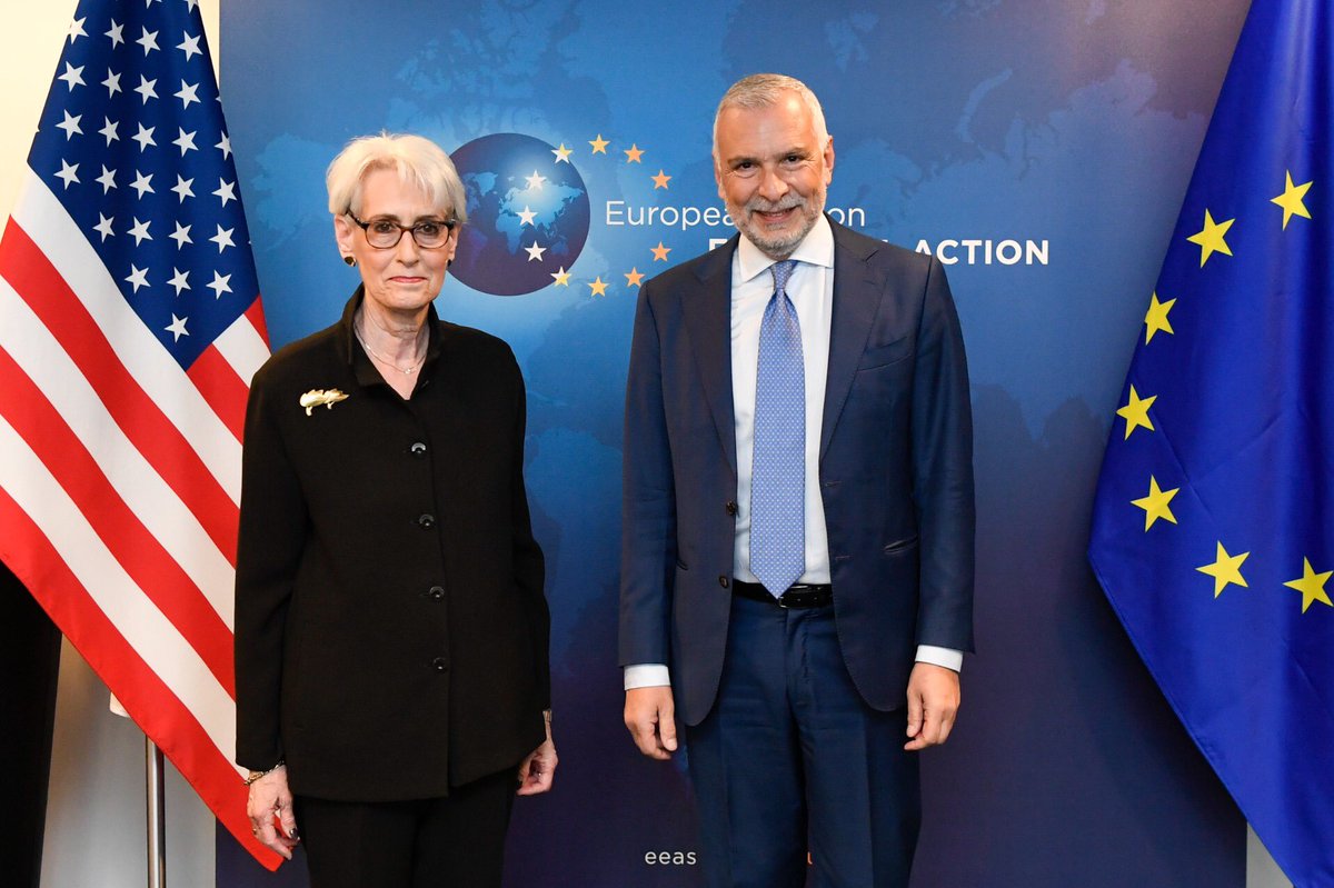 My meetings w/ <a href="/DeputySecState/">Christopher Landau</a> confirmed the joint transatlantic resolve in standing up for and defending freedom, democracy &amp; human rights, and to use all tools available in the Transatlantic relationship to take further coordinated action to tackle the current global challenges