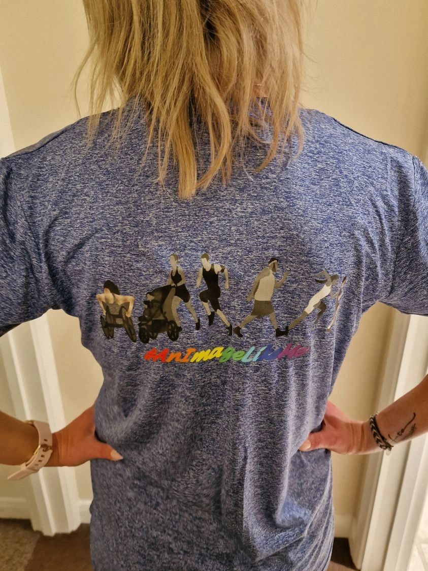 Busylifeandme's tweet photo. And here's two photos of my second competition winner. I think the T-shirt looks great! I'm so pleased with how the design worked out. @shopvidaofficial @MHHSBD @ukrunchat @runmummyrun #tshirts #running #inclusiverunning #thinkINC 

T-shirt available at https://t.co/CHd6s4qTKV https://t.co/JKVzw1hL6B