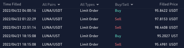 briantoh's tweet photo. Second bot is up &amp; running 🤖 Testing out a cross-exchange market-making strat with this one.
- Maker trading pair: $LUNA / $USDT 
- Taker trading pair: $LUNA / $UST

Using $LUNA to avoid inventory risk since I already have it. Some promising results so far! 

#hummingbot #LUNA https://t.co/9lcsFTcEsX