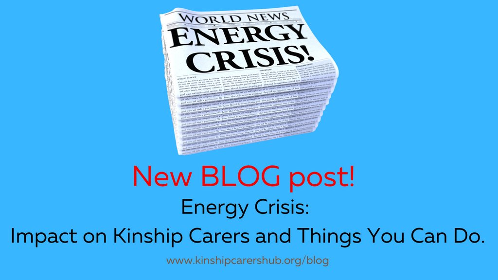 New Blog Post! About Monday's webinar on Energy Crisis, Impacts on Kinship Carers and things you can do. kinshipcarershub.org/blog for some helpful tips and contact details for where you can get help with your bills and to increase your home's efficiency. #energycrisis #fuelpoverty