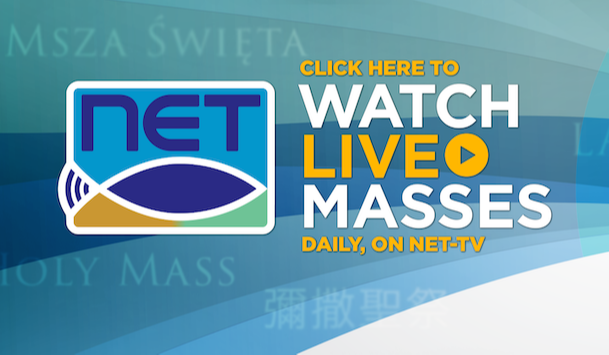 Did you know that we air live Masses daily on NET TV? You can click here (https://t.co/VlLa4Qh3Zb) to do so or tune in at Verizon 548, Spectrum 97 or Optimum 30. https://t.co/FgzGWSaIxC