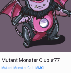 OMG!!! I saw someone gotten the ULTRA RARE Cyclops!!! LUCKY

#NFTProject #nftart #P2E