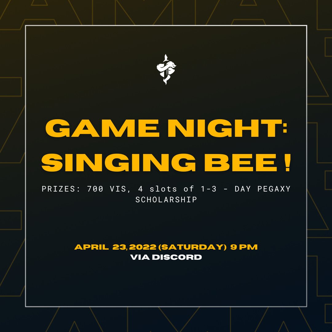 AlamatSquadPH's tweet photo. 🚨  GAME NIGHT: SINGING BEE! 
📌 Mechanics
- The Game master will play a song.
- The first person who will chat/send the mic emoji first, they will then try singing the next part of the song with the right lyrics. https://t.co/ImPSnFFhgq